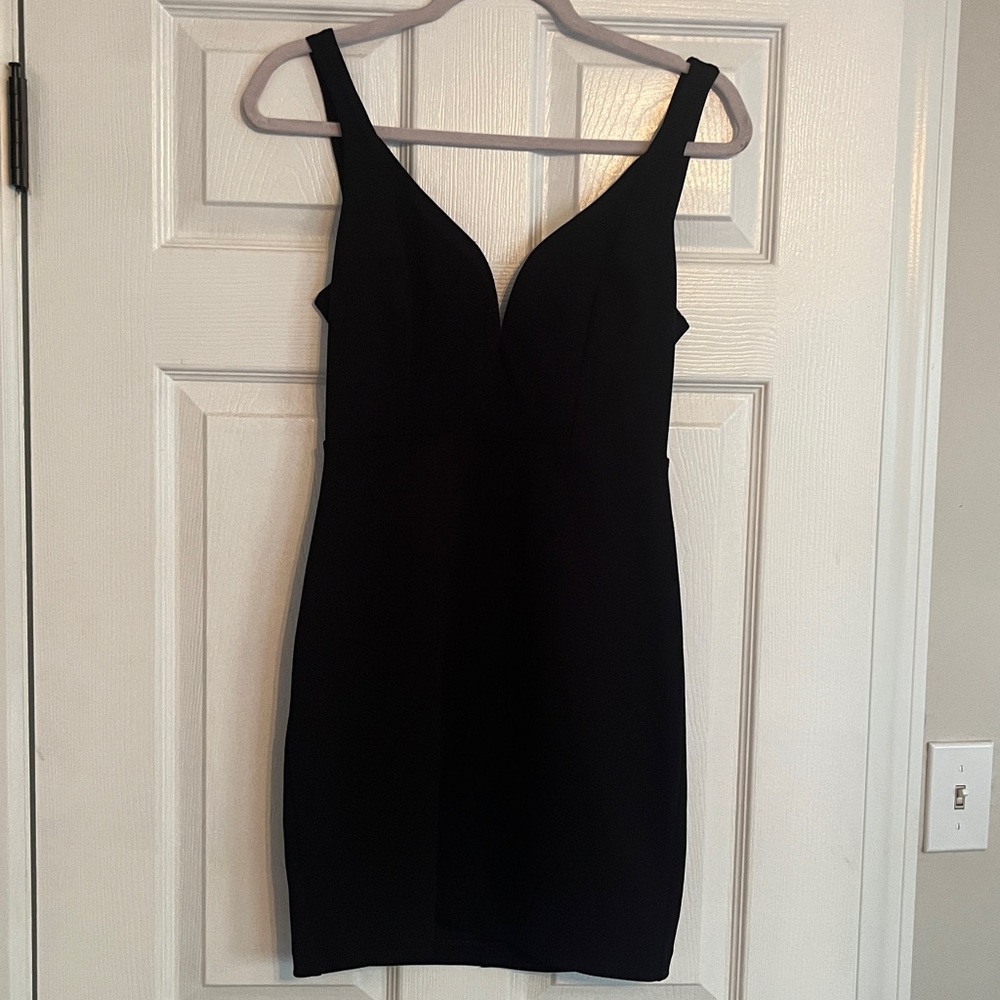Express Black Zip-Up Dress